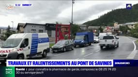 Hautes-Alpes: travaux et ralentissements au pont de Savines-le-Lac