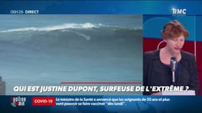 Justine Dupont, surfeuse de l'extrême.