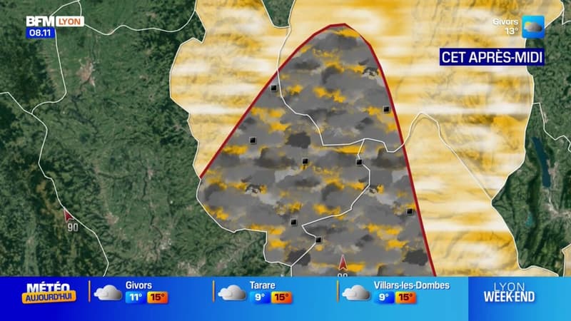 Météo Rhône: du vent ce dimanche, jusqu'à 15°C à Lyon