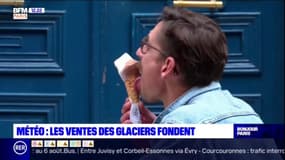 Paris: les glaciers plombés par la météo maussade