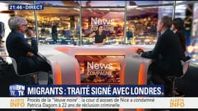 Migration: Macron et May ont signé un traité