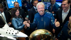 Le milliardaire Richard Branson, fondateur de Virgin Galactic le 28 octobre 2019