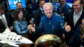 Le milliardaire Richard Branson, fondateur de Virgin Galactic le 28 octobre 2019