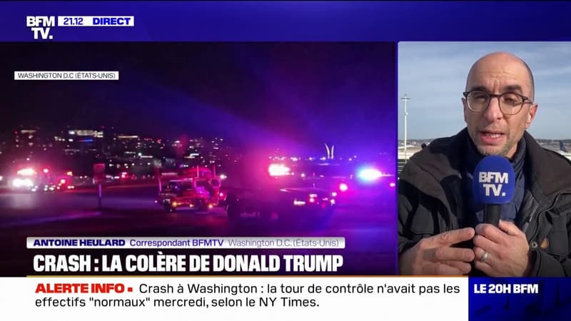 Crash à Washington: le New York Times révèle que les contrôleurs aériens étaient en sous-effectif à l'aéroport Ronald-Reagan