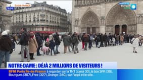 Notre-Dame: 2 millions de visiteurs depuis sa réouverture
