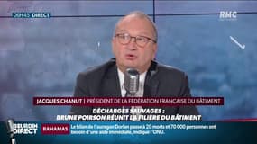 Décharges sauvages: Jacques Chanut, de la Fédération française du bâtiment, pointe un "manque de points de collecte et de déchetteries publiques"