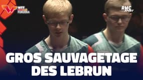 WTT Fukuoka : L'énorme sauvetage des frères Lebrun sur une balle de set