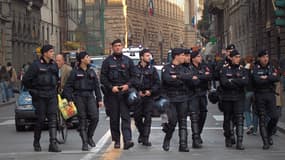 Patrouille de carabiniers à Florence. (Photo d'illustration)
