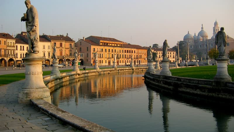 Vue de Padoue, en Italie. (illustration)