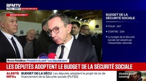 Budget de la Sécu adopté: "Tout est empiré [...] c'est un budget qui permettra sans doute au gouvernement de durer un peu plus", déplore Bruno Retailleau, président du parti Les Républicains
