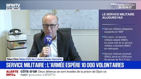 Service militaire: "C'est un moment de cohésion sociale (...) un moment unique dans une vie", pour Marc Péré, maire divers gauche de L'Union (Haute-Garonne)