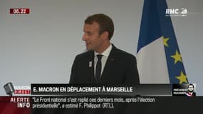 Président Magnien ! : Emmanuel Macron en déplacement à Marseille - 22/09
