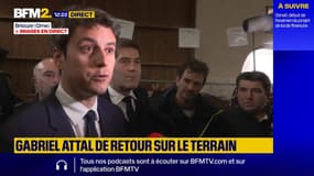 Gabriel Attal juge "irresponsable" Marine Le Pen qui "joue à pile ou face avec l'avenir du pays"