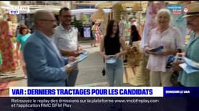 Législatives: derniers tractages pour les candidats du Var