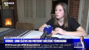 "Je pense souvent à lui": une élève du patient mort du coronavirus témoigne 