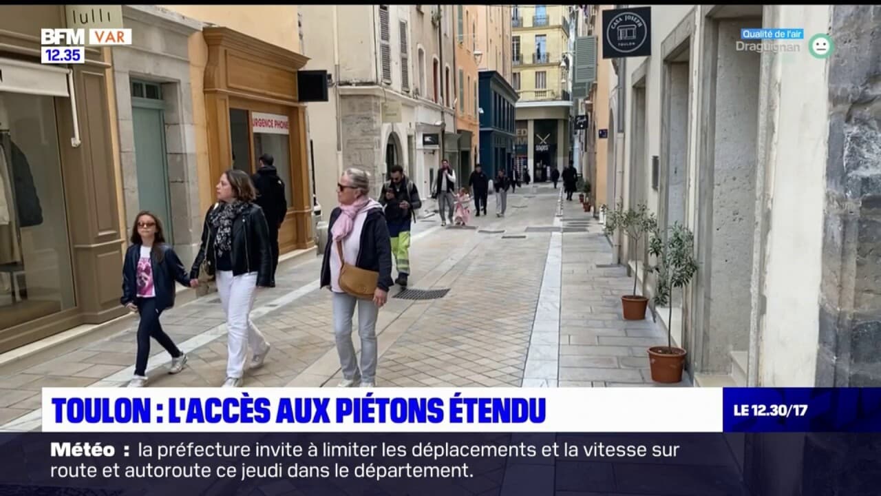 Toulon la zone piétonne du centreville bientôt étendue