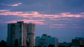 Un missile tiré depuis la ville russe de Belgorod, près de la frontière ukrainienne, le 21 septembre 2023