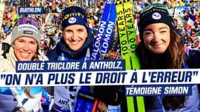 Biathlon (Antholz) : « On n’a plus le droit à l’erreur » Simon évoque la forte concurrence après le doublé tricolore 