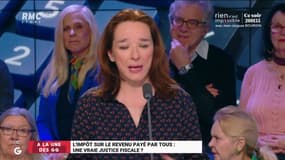 Impôts sur le revenu pour tous : "Je suis ravie de payer des impôts et je pense que ça serait bien que tout le monde en paye. IL ne faut pas que ça pèse toujours sur les mêmes !" @soubremarieanne #GGRMC