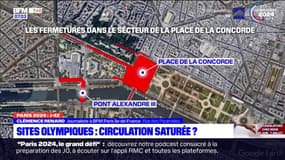 Paris: un trafic toujours dense dans les zones des sites olympiques