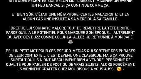 La mise au point de Rami après son craquage contre Lamine Yamal - le 23/07/2025 La mise au point de Rami après son craquage contre Lamine Yamal - le 23/07/2025