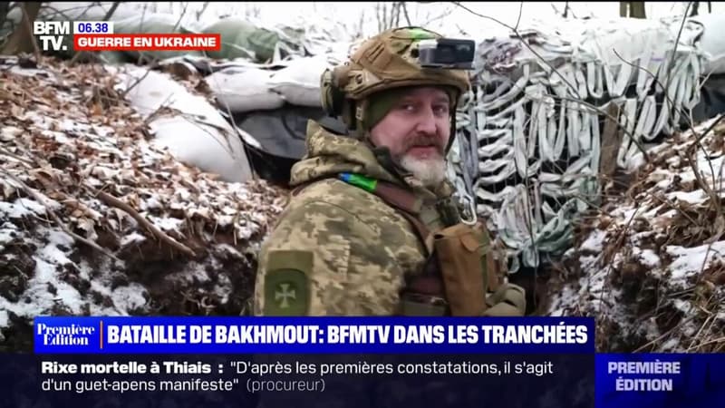 Guerre en Ukraine: au coeur des tranchées pour la bataille de Bakhmout
