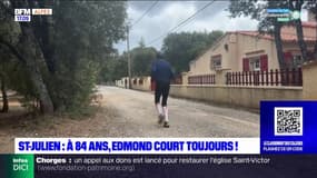 "J'ai toujours aimé courir": à 84 ans, Edmond court toujours à Saint-Julien