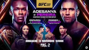 Bande-annonce UFC 281 : Le showman Adesanya en danger face à Pereira (13 novembre sur RMC Sport 2)