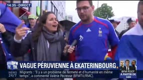 Dans le stade d'Ekaterinbourg, les Français seront 10 fois moins que les Péruviens