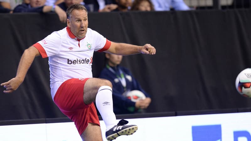 Paul Merson lors d'un match-exhibition en juillet 2017