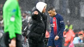 Kylian Mbappé remplacé lors d'OM-PSG (0-2, L1), le 31 mars 2024