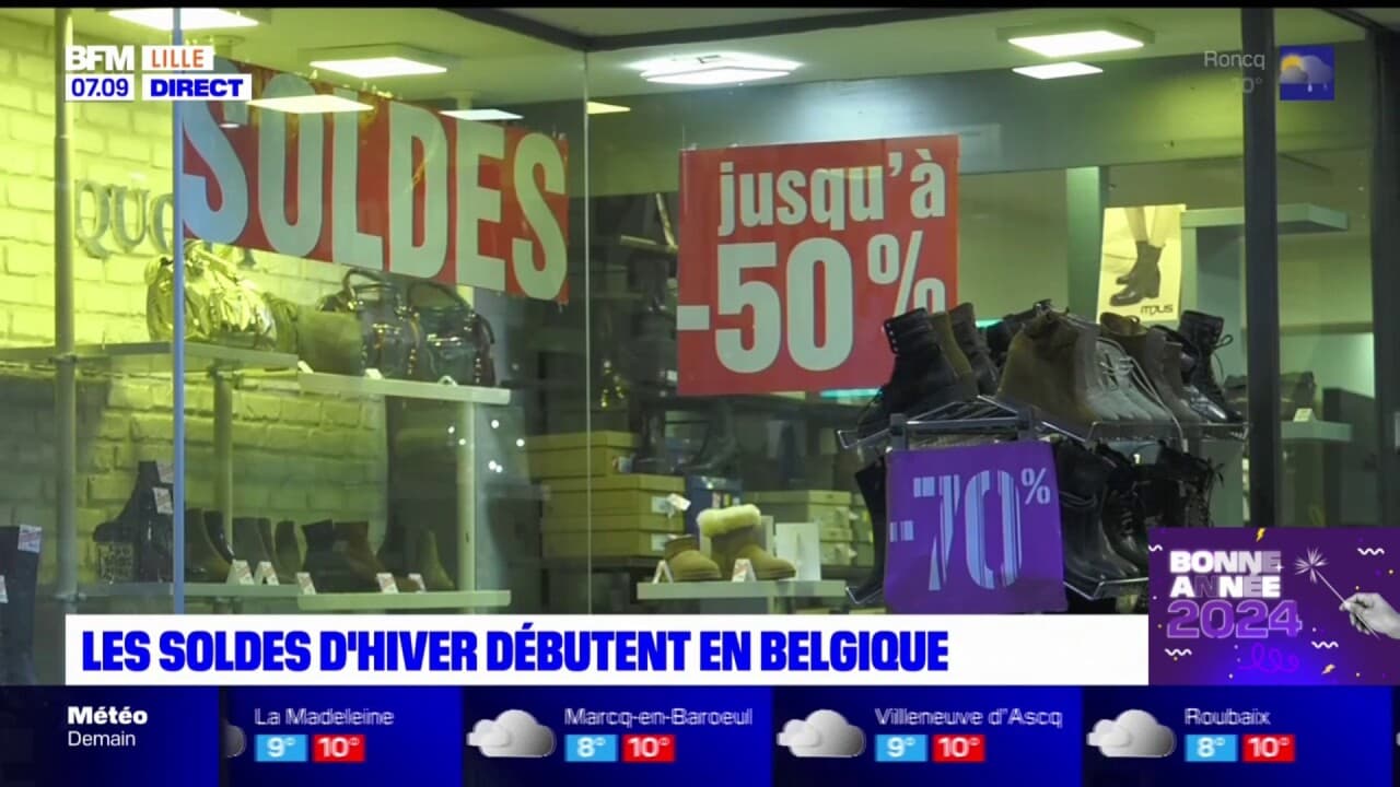 Belgique les soldes d'hiver débutent ce mercredi