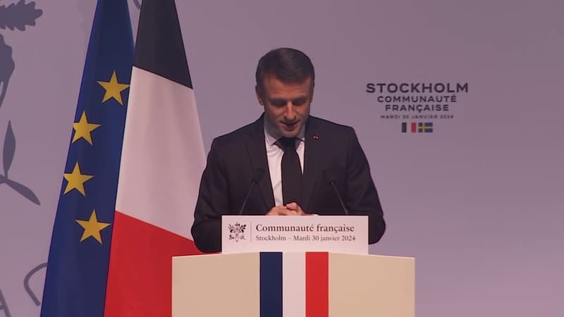 Suivez le discours d'Emmanuel Macron en Suède devant la communauté française