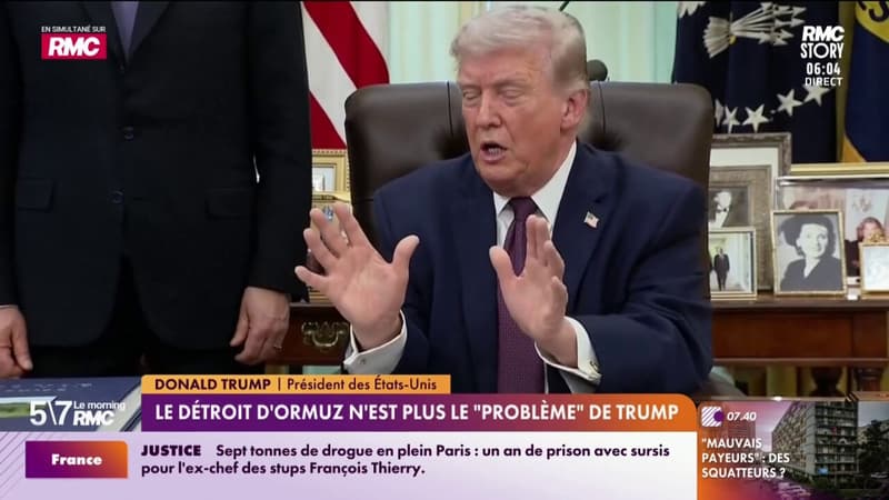 Le détroit d'Ormuz n'est plus le "problème" de Donald Trump