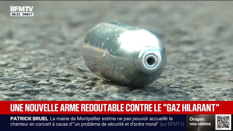 La ville de Cannes annonce tester un nouveau détecteur de protoxyde d'azote lors de contrôles routiers