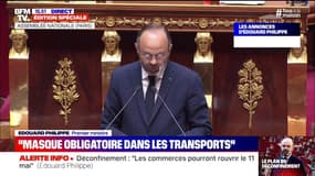 Edouard Philippe annonce le port du masque obligatoire dans les transports