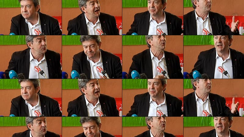 Jean-Luc Mélenchon a improvisé une conférence de presse vendredi à Grenoble.