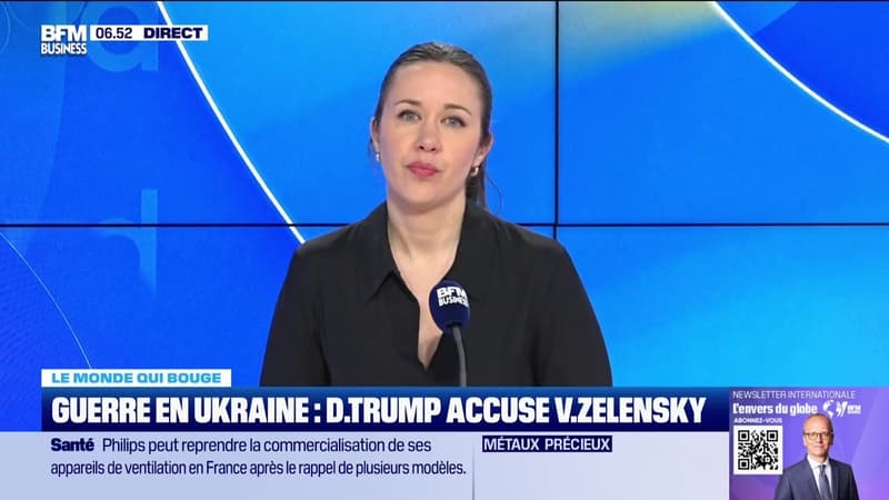 Caroline Loyer : Guerre en Ukraine, D. Trump accuse V. Zelensky - 19/02