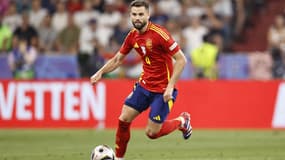 Nacho lors de France-Espagne le 9 juillet 2024