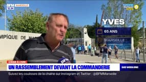 OM: un rassemblement devant la commanderie