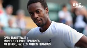 Open d'Australie : Monfils et Paire épargnés au tirage, pas les autres Français