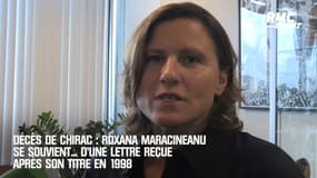 Décès de Chirac : Roxana Maracineanu se souvient... d'une lettre reçue après son titre en 1998 