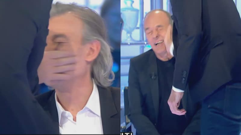Laurent Baffie et Gilles Verdez se sont giflés mutuellement dans "Salut les Terriens"