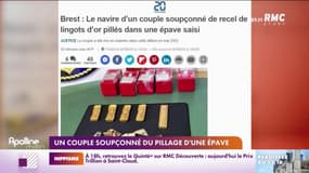 Un couple soupçonné du pillage d'une épave 