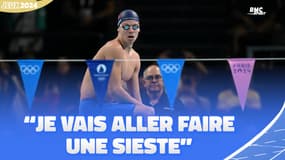 JO 2024 / 200m 4 nages : "couché à 4 heures, levé à 8 heures, ça pique !" raconte Marchand après sa série 