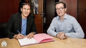 Rudi Garcia et Jacques-Henri Eyraud