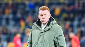 Will Still lors de Lens-Reims, le 16 décembre 2023.
