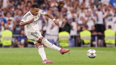 Kylian Mbappé avec le Real Madrid le 16 septembre 2025