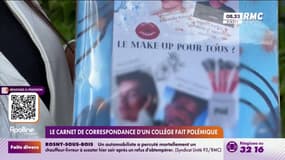 La couverture du carnet de correspondance d'un collège fait polémique 