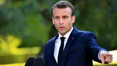 Emmanuel Macron le 26 juin 2018 au Vatican.